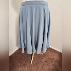Modcloth Just This Sway Skirt in Light Blue 2X